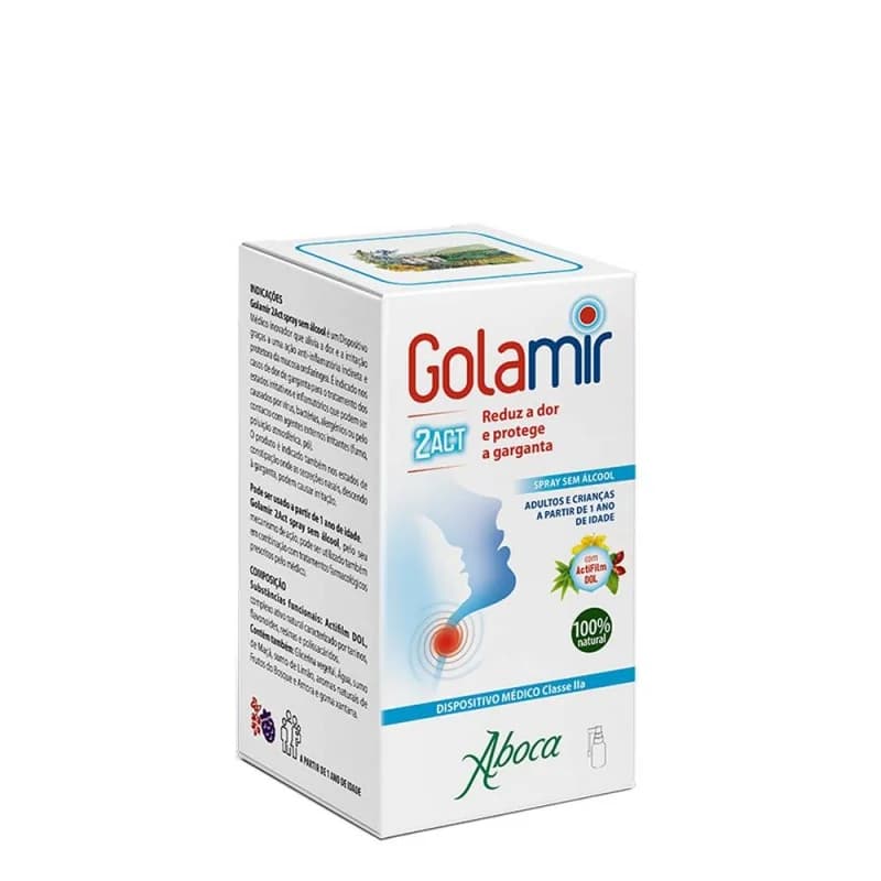 Aboca Golamir 2Act Spray Sem Álcool 30ml