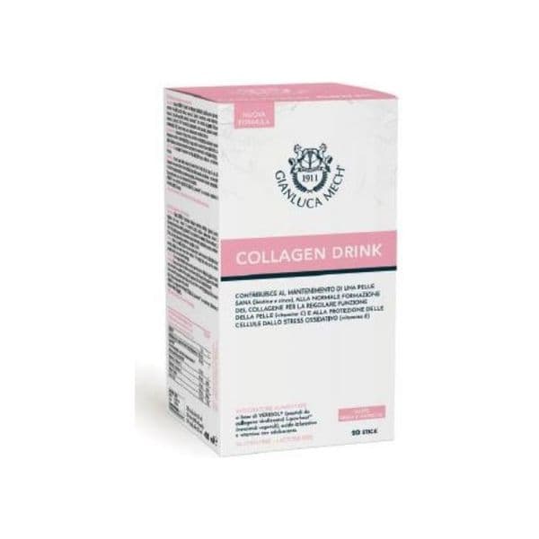 Gianluca Mech Bebida de Colágeno 20 Sticks de 20ml (morango)