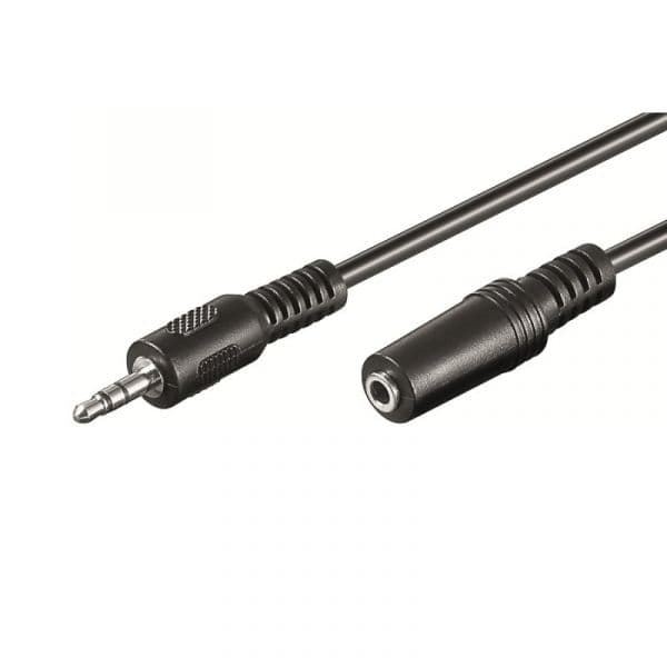 Ewent Cabo de Áudio 3.5mm M/F 3m - EW-220200-030-NP