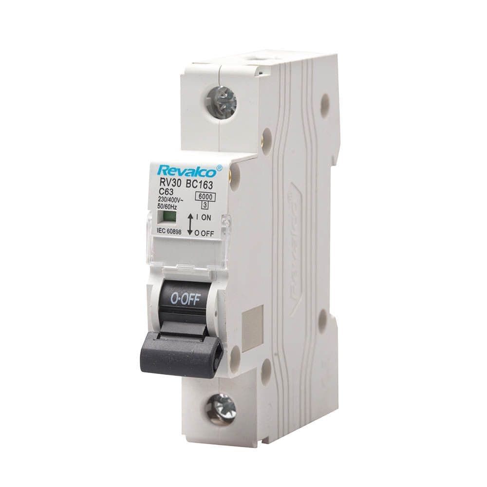 DISJUNTOR MAGNETOTÉRMICO REVALCO 1 POLO 32A C 6KA RESID/TERCIÁRIO