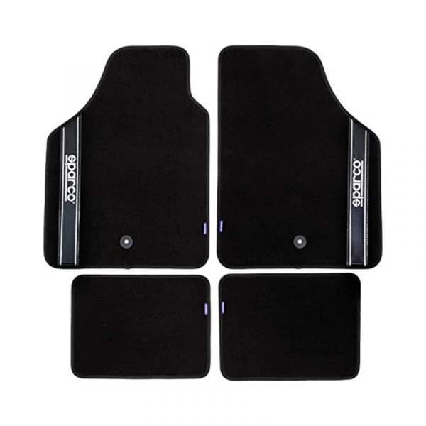 Sparco Kit 4 Tapetes Corsa Strada 2012 B Preto