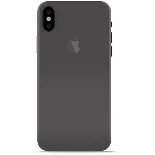 Capa Silicone Puro Nude 0.3 para Apple iPhone X / XS - Preto