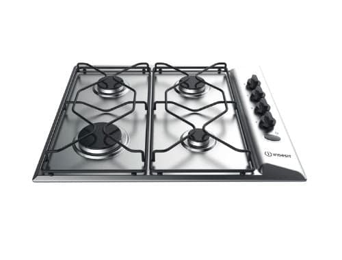 Placa a Gás Indesit PAA 642 IX/I WE | 58 cm | 4 Zonas | Aço inoxidável