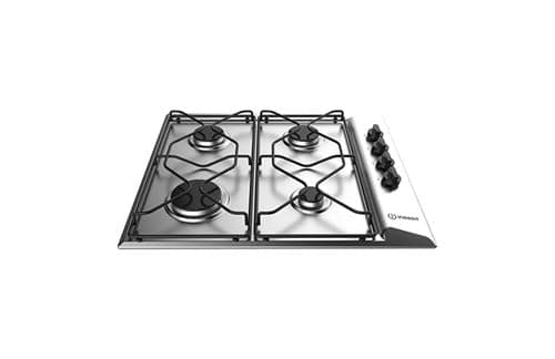 Placa a Gás Indesit PAAI 642 IX/I WE | 58 cm | 4 Zonas | Aço inoxidável