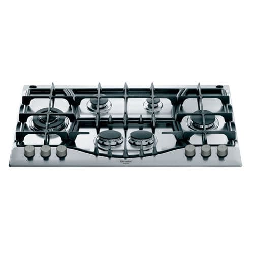 Placa a Gás Hotpoint PHN 961 TS/IX/HA | 87 cm | 6 Zonas | Aço inoxidável