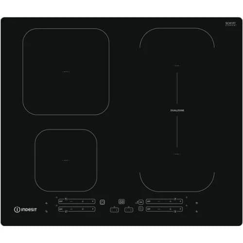 Placa de Indução Indesit IB 65B60 NE | 4 Zonas, 59cm, Preto