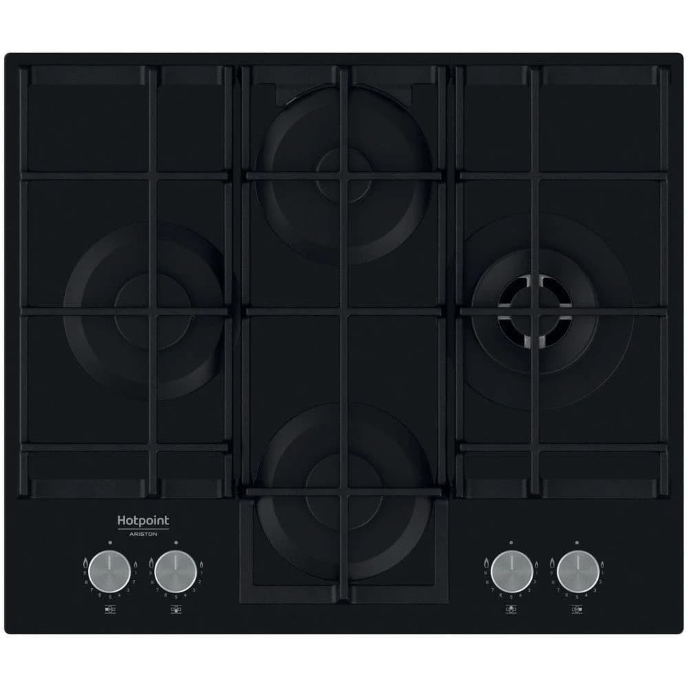 Placa Gás Hotpoint HAGS 62F BK 59.6cm Gás Natural