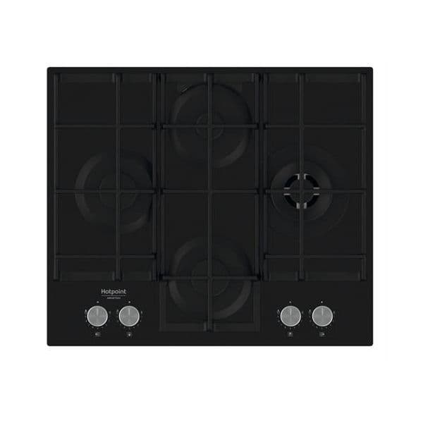 Placa Gás Hotpoint HAGS 62F BK 59.6cm Gás Natural