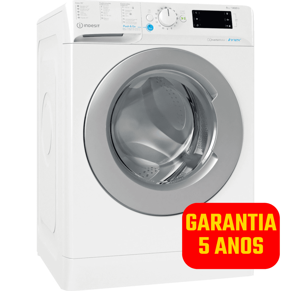 Indesit BWE81496XWS 8Kg 1400RPM Classe A