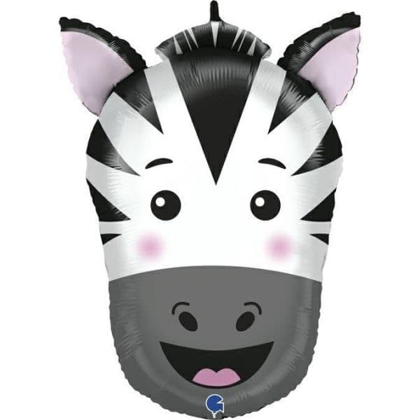 Grabo Balão Foil 29" Zebra Feliz 1 un.