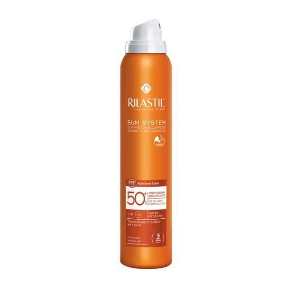 Protetor Solar Rilastil Spray Transparente SPF50+ 200ml