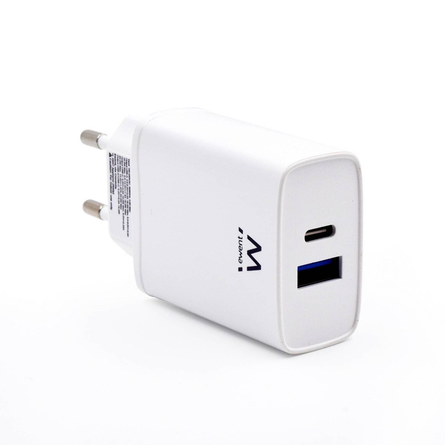 EWENT Carregador de Parede EW1321 (20W - usb - Branco) - 8052101430929