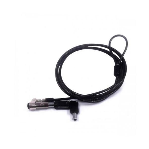 Ewent NanoSaver EW1239 Cabo de Segurança com Chaves 1,8m Preto