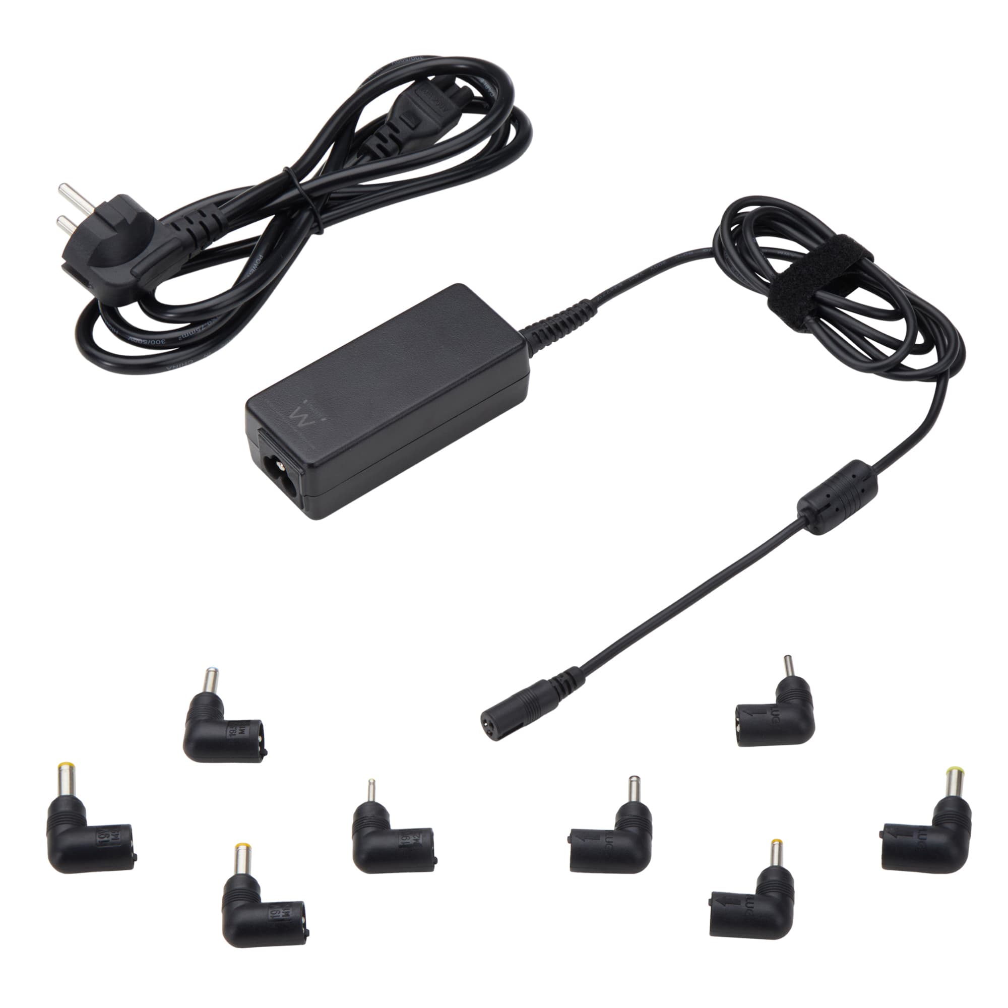 Carregador de Portátil Universal Ewent 45W Preto