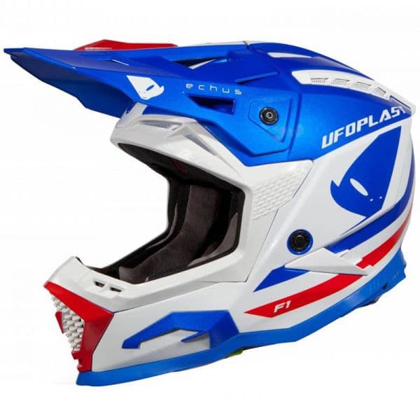 UFO Capacete Echus Blue / White / Red M
