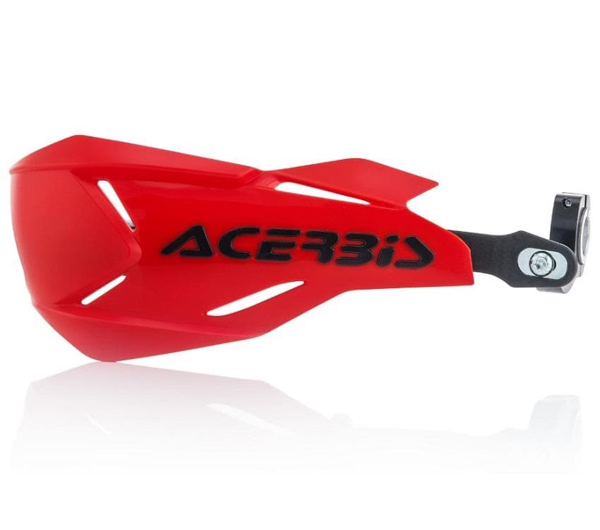 PROTEÇOES MAOS ACERBIS X-FACTORY VERMELHO/PRETO