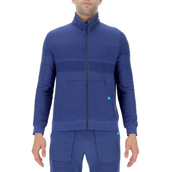 Uyn Natural Training Full Zip Sweatshirt Azul L Homem