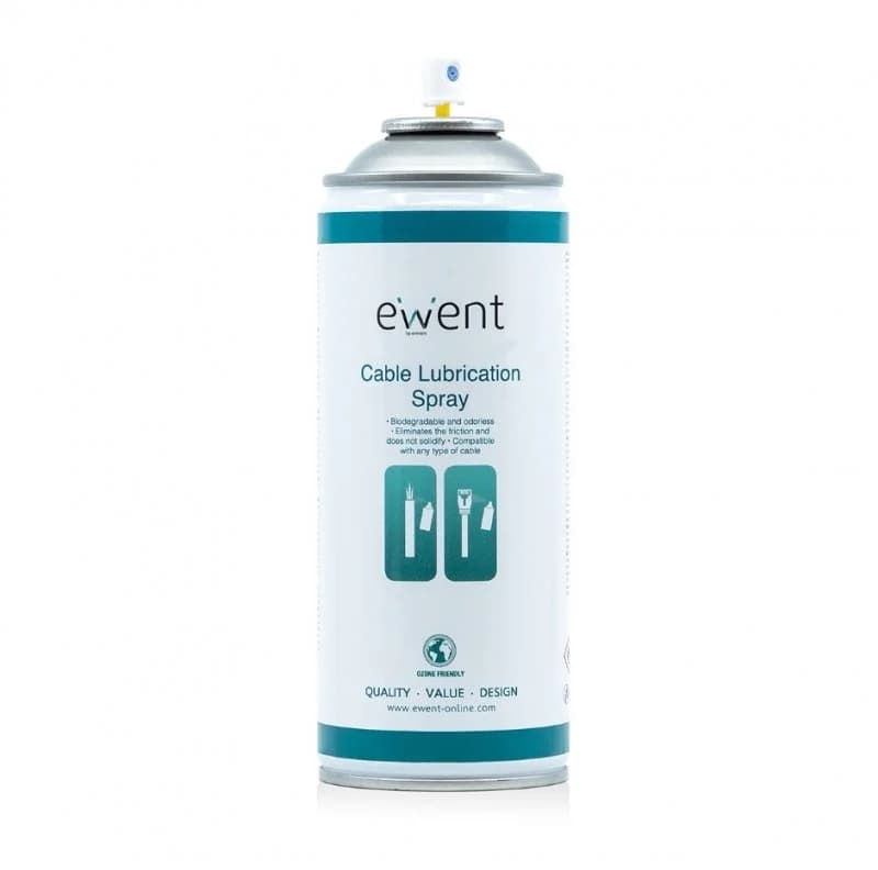 Ewent Spray Pulverizador Lubrificação de Cabos (400ml) - EW5618