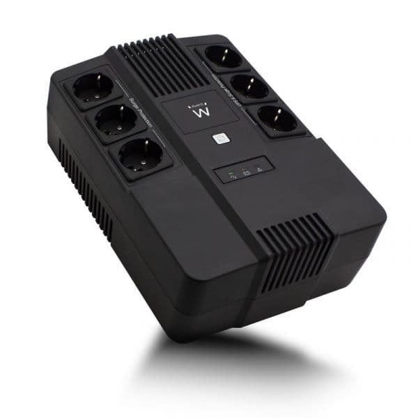 UPS Ewent 600VA 6 Portas Schuko - EW3945