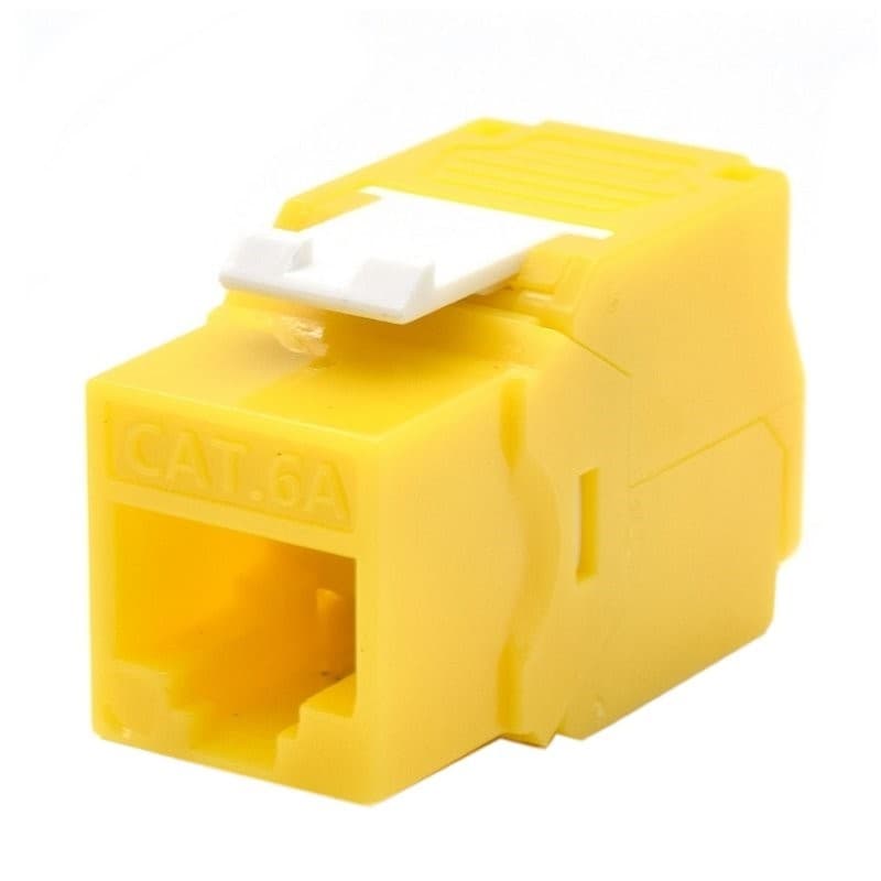 WP Keystone Cat. 6a UTP RJ45/Fêmea Amarelo