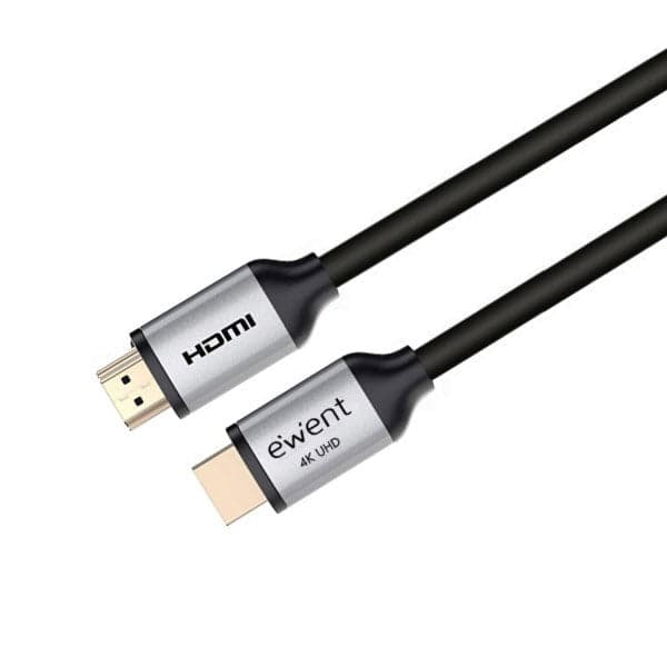Cabo HDMI Premium Ewent HDMI 2.0 Macho/Macho c/Ethernet 4K@60Hz 5 M Preto