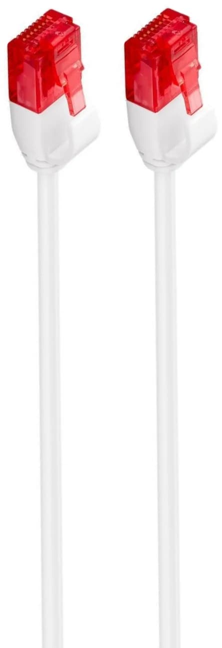 Cabo de Rede Ewent IM1036 CAT.6 U/UTP Slim 100% Cobre 0.5m Branco - IM1036