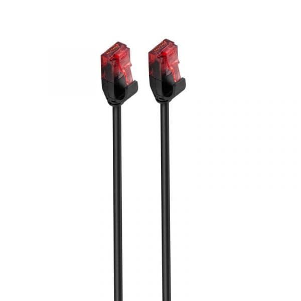 Ewent Cabo de Rede CAT.6 U/UTP Slim 100% Cobre 3m Black - IM1047