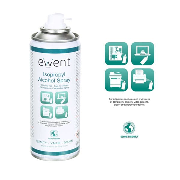Spray Ewent Alcool Isopropílico 70% 400ml