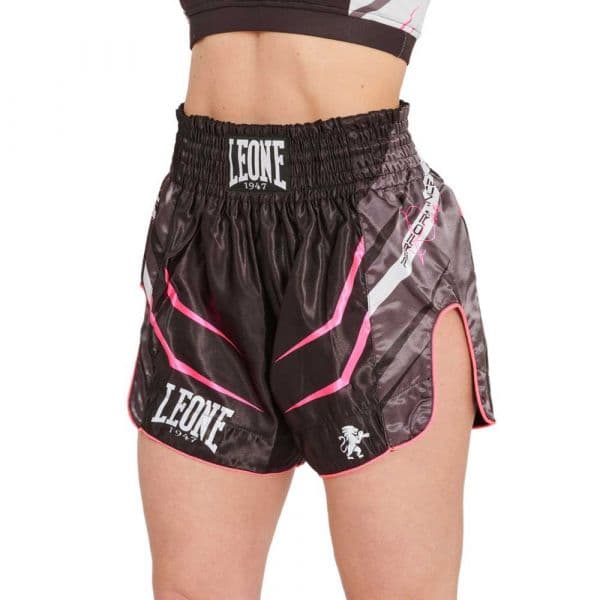 Leone1947 Revo Fluo Thaibox Trunks Preto M Mulher