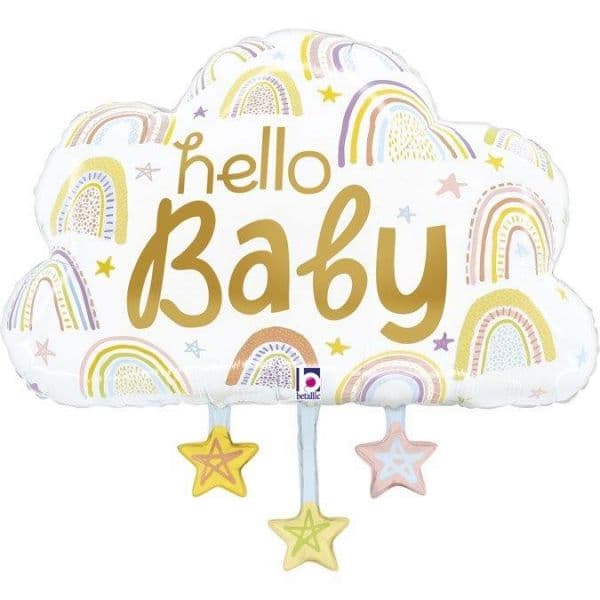 Grabo Balão Foil 28" Nuvem Hello Baby 1 un.