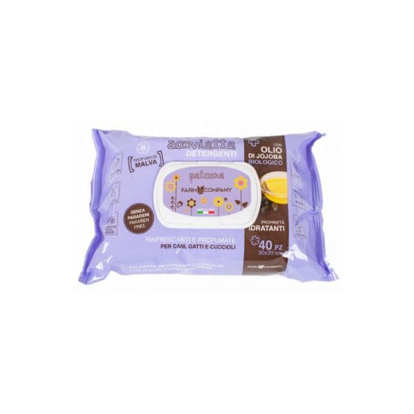 Farm Company Toalhitas Malva & Óleo de Jojoba 40 Toalhitas
