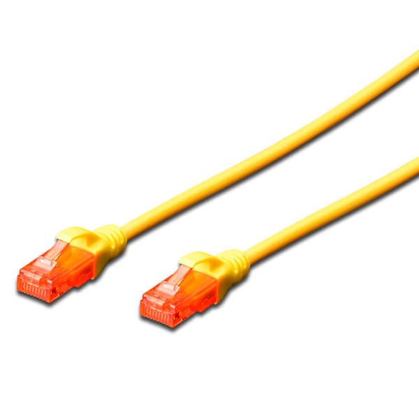 EWENT Cabo de Rede Patch Cat 6 Utp Yellow 5MT
