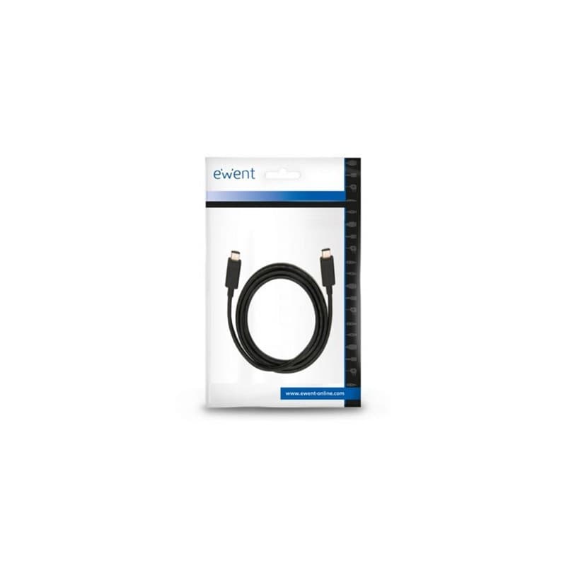 Cabo USB-C Ewent PD 100W 20Gbps 4K 1 M