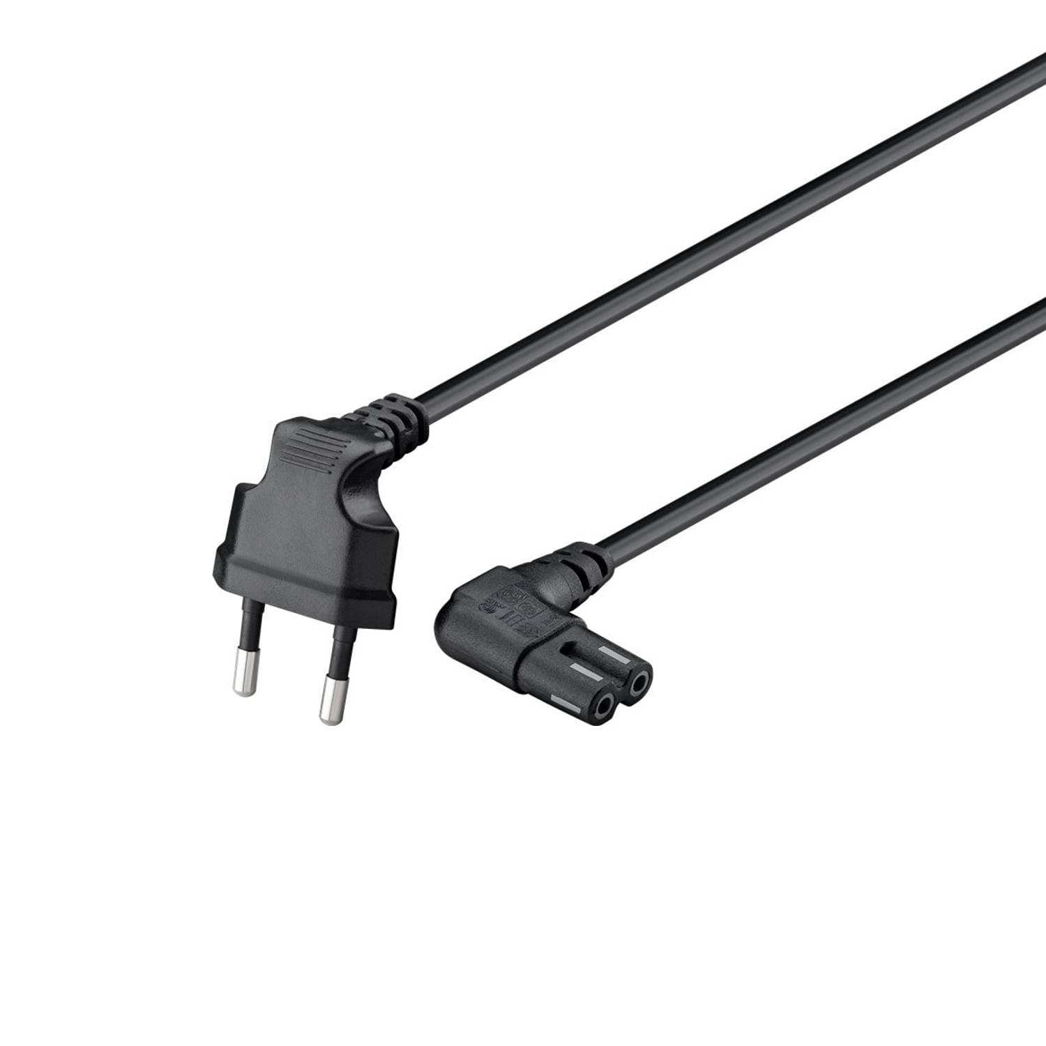Ewent Cabo de Alimentação C7 90º 1.8m Black