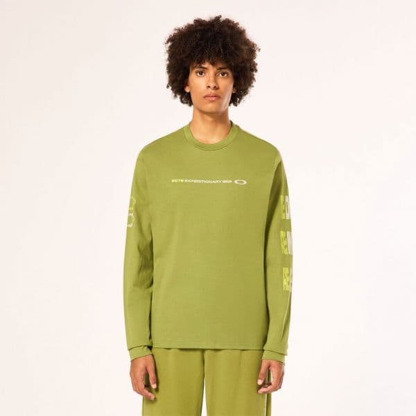 Oakley Apparel Re-mantra Long Sleeve T-shirt Verde S Homem