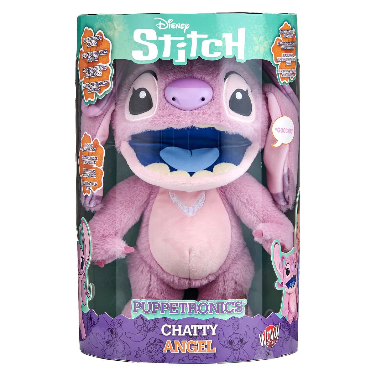Disney Stitch Electronic Chatty Angel Rosa