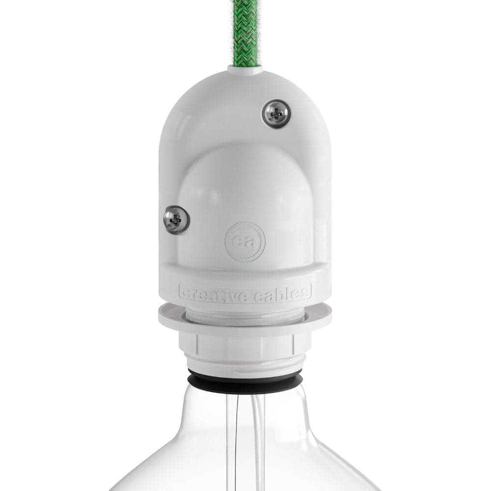 Casquilho e27 para Exterior Branco ip65 (retractilado) - 44155