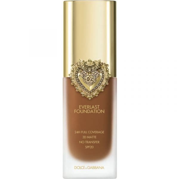 Dolce&Gabbana Flawless Everlast Foundation Maquilhagem de Cobertura Intensa com Efeito de Longa Duração SPF 20 Tom 32w Medium Deep 27 ml