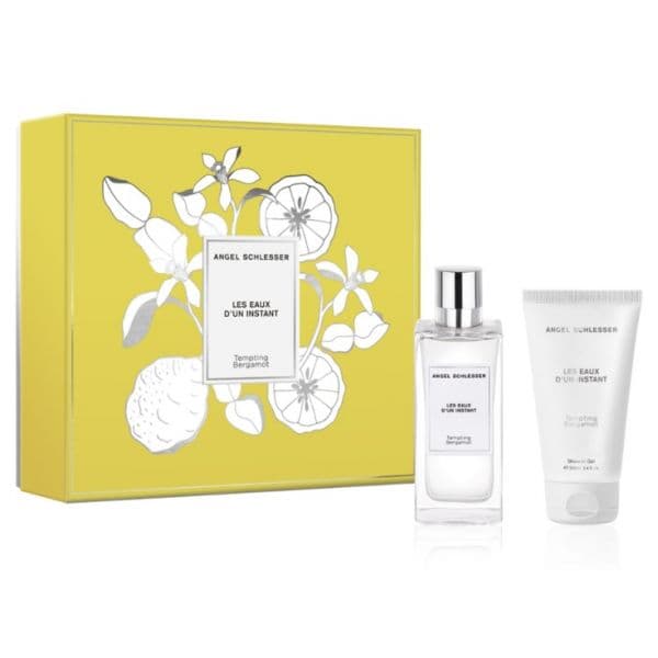 Angel Schlesser Les Eaux D'un Instant Tenting Bergamot Woman Eau de Toilette 100ml + Gel de Banho 100ml Coffret