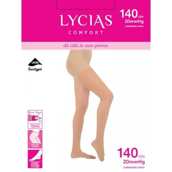 Lycias Comfort Collants de Compressão 140Den T3 Preto