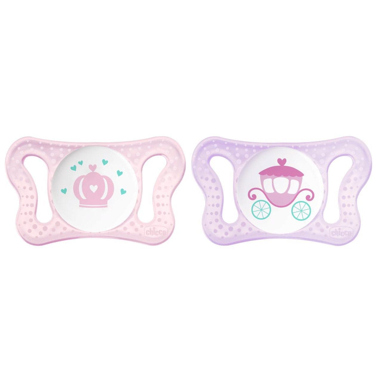 Chicco Chupeta Physio Micro Silicone 0-2M Rosa 2 Unidades