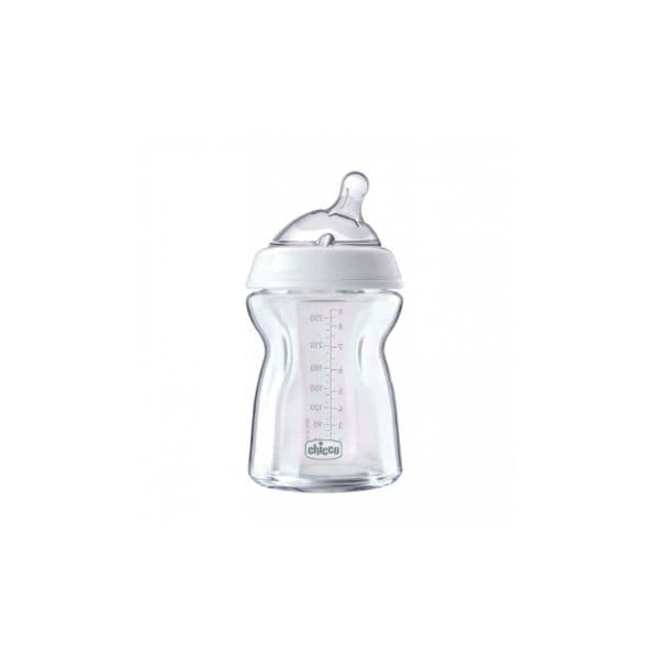Chicco Biberão Natural Feeling Vidro 250ml 0M+