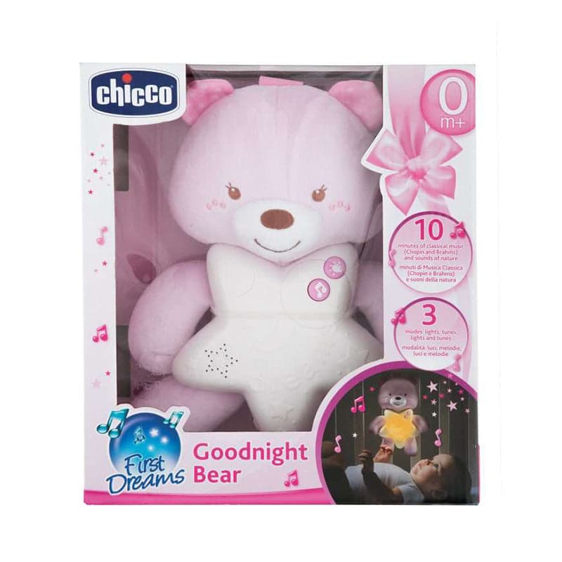 Chicco Ursinho Boa Noite Estrela Rosa