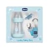 Chicco Conjunto Perfect5 Chupeta + Biberão + Clipe de Segurança Azul