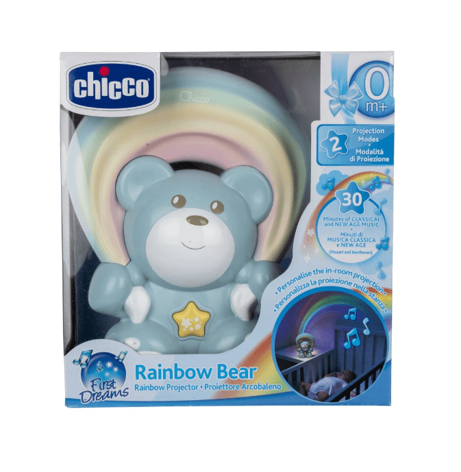 Chicco Ursinho Projector Rainbow Azul