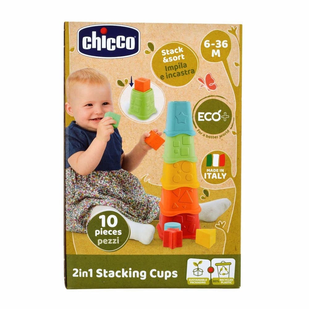 Chicco Copos Empilháveis 2 Em 1 Eco+