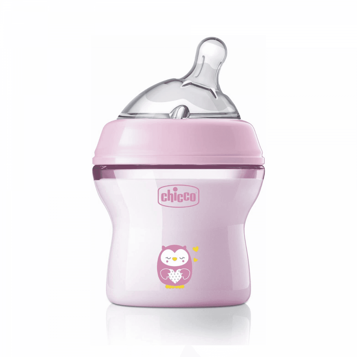 CHICCO BIBERÃO NATURALFEELING PP 150GIRL 0M+
