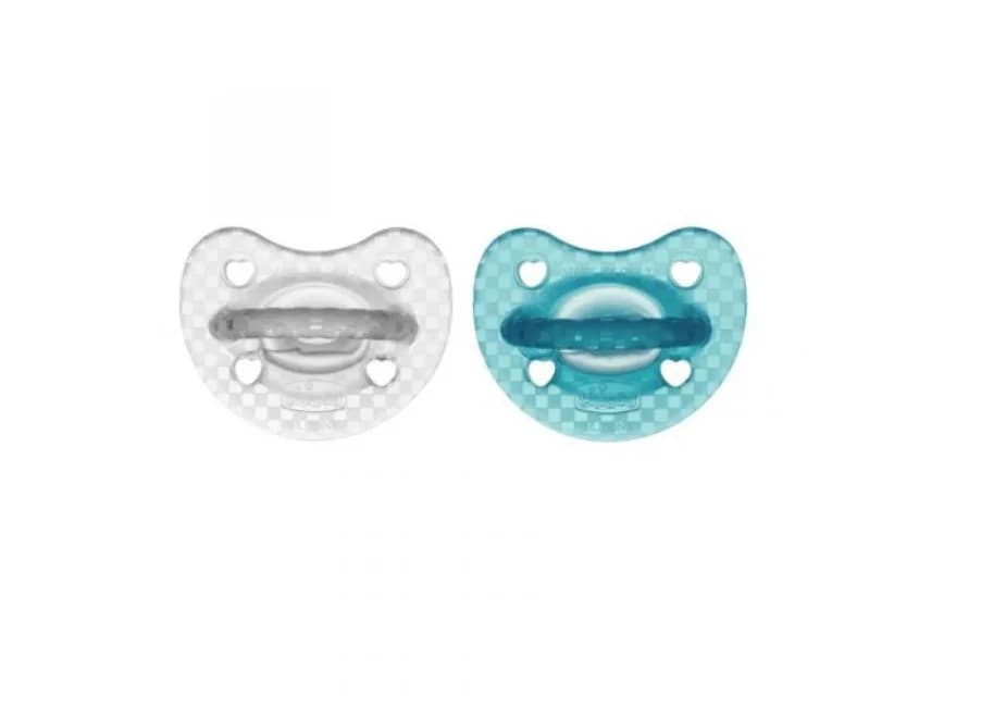 Chicco Chupeta PhysioForma Luxe Azul/Transparente 2 Unidades 16-36M