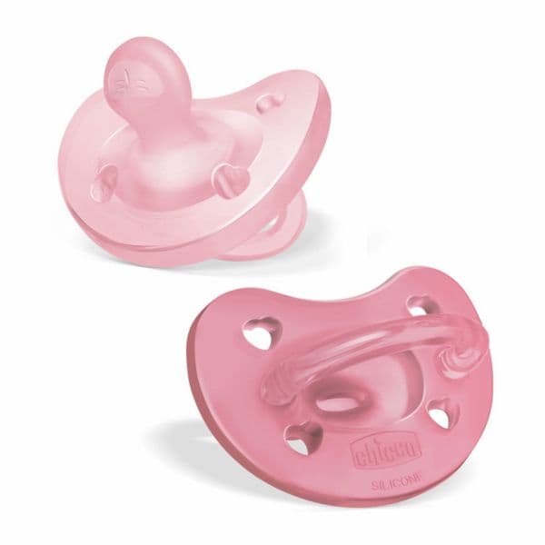 Chicco Chupeta Physio Soft Rosa 6-16m 2 Unidades