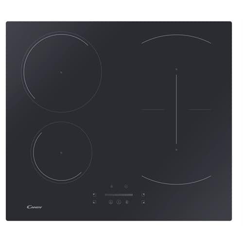 Placa de Indução Candy CTP6SC4/E14U | 59cm, Preto, Encastre